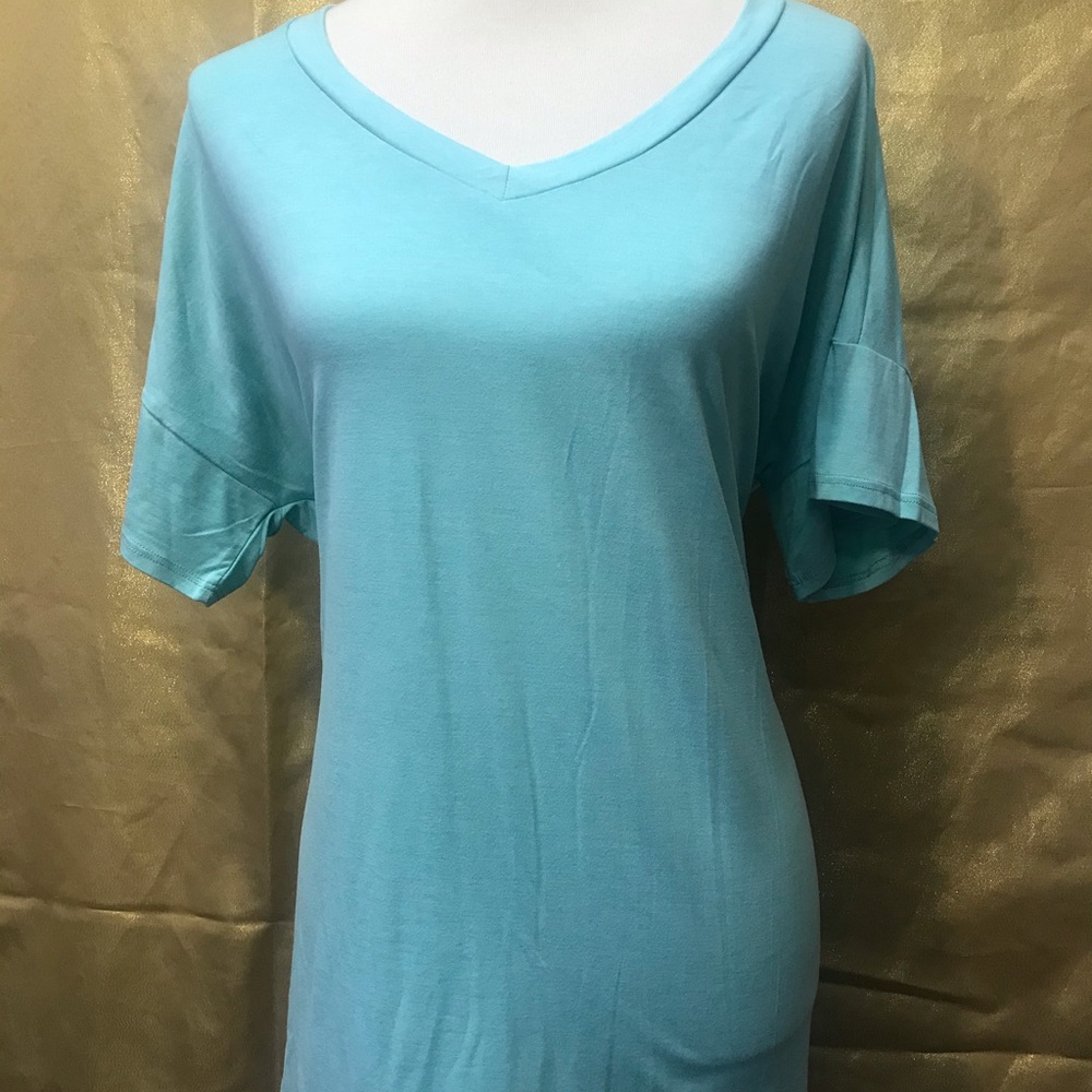 Large Blue Top Soft Legging Material